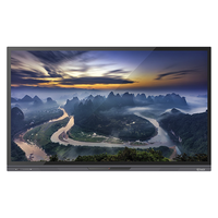 IQTouch 4k 75 "sans fil tout en un tableau d'écriture classe écran tactile enseignement tableau blanc interactif intelligent