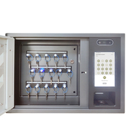 Gabinete de Almacenamiento de Llaves Inteligente de Autoservicio con Corte Láser de Acero, Integración API, Software Multi-idioma, para Concesionarios de Automóviles y Flotas, Uso en Interiores