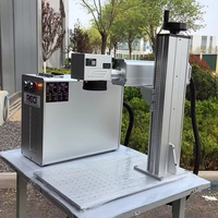 NOUVEAU Marqueur laser à fibre CNC refroidi par air 2.5D 3D MAX JPT Mopa M7 20W-200W avec prise en charge DXF/AI/DWG/DST