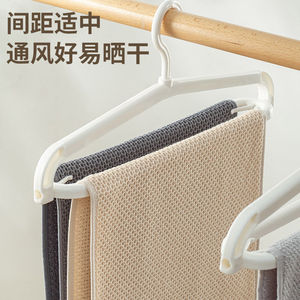 Percha extensible de plástico para ropa, toallas, sábanas, fundas de edredón, tipo gancho, forma rectangular, organizador de ropa - Product Image 5