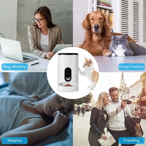 Wifi thông minh <span class=keywords><strong>video</strong></span> Pet Feeder tự động Dog cat food Dispenser với ứng dụng điều khiển, <span class=keywords><strong>camera</strong></span> giám sát và phần hệ thống cho ăn - Product Image 5