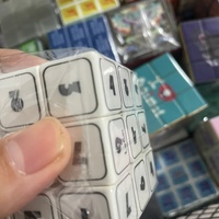 Cubo Mágico 3D con Logotipo Personalizado, Rompecabezas Educativo, Cubo Infinito de Velocidad Ajustable, Cubo Mágico 3x3 Suave y Sólido, Juguete Antiestrés