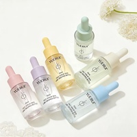 Flacon compte-gouttes cosmétique mat 30 ml en plastique, emballage personnalisé pour soins de la peau, flacon de sérum pour essence faciale et crème contour des yeux