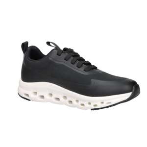 Baskets pour hommes Keys K-12560 noires, talon de 3 cm, taille 40, en toile, chaussures tendance - Product Image 2