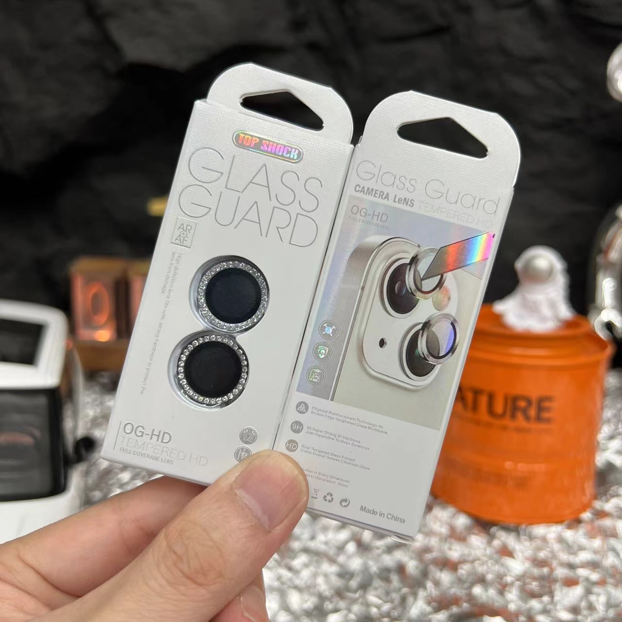 2 Stuks Auto Camera Lens Protector - Krasbestendige Beschermhoes Met Hoge Transparantie