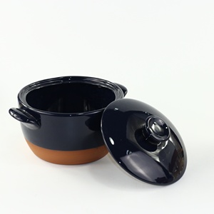 Insulated Colorful Easy-Clean Terracotta Stoneware <strong>Ceramic</strong> <strong>Cooking</strong> <strong>Pot</strong> - Product Image 5