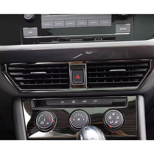 เครื่องปรับอากาศกลางด้านหน้าสำหรับ Volkswagen Bora อุปกรณ์ตกแต่งภายใน<span class=keywords><strong>รถ</strong></span>ยนต์ทำจากสแตนเลสสตีลคาร์บอนไฟเบอร์สำหรับ2019 - Product Image 3