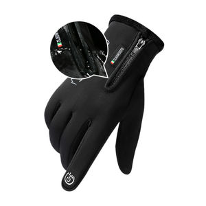 Custom Logo Anti-Slip Sport Cycling Bike <b>Gloves</b> Waterproof Outdoor <b>Touchscreen</b> <b>Gloves</b> for Winter for Casual Fishing Daily Use - Product Image 3