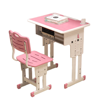 Table d'étude d'étudiant en MDF moderne 60x40cm avec ensemble de chaises en métal pour chambre à coucher salon meubles de bureau à domicile