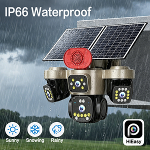 Caméra <span class=keywords><strong>de</strong></span> sécurité solaire PTZ 4G sans fil 16MP à 4 objectifs pour commande en gros, OEM ODM, avec suivi automatique et vision nocturne couleur pour extérieur - Product Image 6