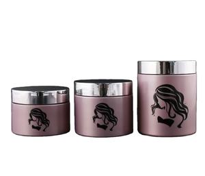 Màu hồng 250m màu tóc kem <span class=keywords><strong>L</strong></span> Pet nhựa <span class=keywords><strong>Jar</strong></span>/rửa mặt boxs/Kem dưỡng da cơ thể <span class=keywords><strong>l</strong></span>ọ mỹ phẩm chai nhựa gói hộp chai nhựa - Product Image 1