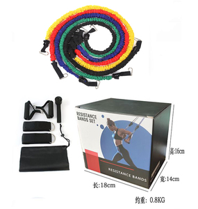 NQ thể thao 11 mảnh đàn hồi kháng ống thiết lập với tay cầm cửa Neo & mắt cá chân dây đeo cho tập luyện phòng tập thể dục & nhà tập thể dục - Product Image 5