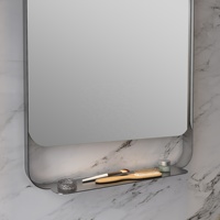 Factory Wholesale Stainless Steel Frame Smart Design Led Bathroom Wall Mirror