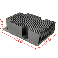 Dissipateur thermique à ailettes en cuivre sur mesure pour le refroidissement des dispositifs laser et d'éclairage LED