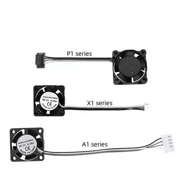 2510 Dual Ball Bearing Axial Cooling Fan for Bambu Lab A1 P1 X1 X1C Hotend 3D Printer Accessories