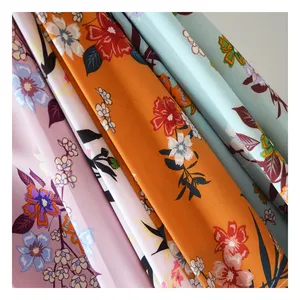 Hot Sale Super Soft Polyester Spandex Fabric 4-Way Stretch Woven Fabric For Dress