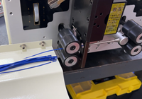 Machine automatique de découpe et de pelage de fils électroniques avec lame en acier tungstène, précision de 0,01 mm et capacité de 200 à 1000 mm