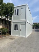 Contenedor de Acero para Garaje, Casa Prefabricada, Edificio Modular de 20 pies y 40 pies para Campamentos de Trabajadores, Oficinas y Baños