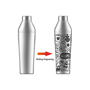 Mezclador de bebidas Martini Shaker de 25 oz con colador incorporado para barman para bebidas mixtas Licor de alcohol Margarita - Product Image 1