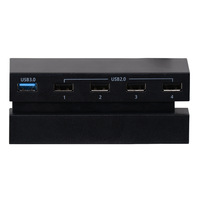 TP4-006 pour PS4, nouveau hub USB 3.0 et 2.0, adaptateur d'extension USB pour accessoires PS4, hub de ports USB pour PS4