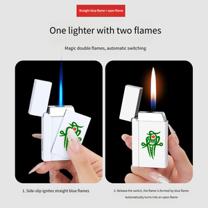 Debang 2025 mới nhất đôi ngọn lửa thay đổi lửa nhẹ hơn ngọn lửa thẳng thay đổi bình thường ngọn lửa butan <span class=keywords><strong>gas</strong></span> nhẹ hơn - Product Image 5