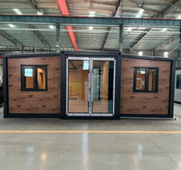 Maison conteneur moderne extensible et respirante de 10 pieds sur 20 pieds pour le logement des travailleurs sur chantier