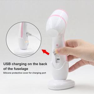 Brosse nettoyante électrique 3-en-1 pour le visage, 3 têtes, nettoyage en profondeur, massage beauté, étanche, rechargeable par USB, nettoyeur de pores, soin de la peau - Product Image 5