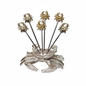 Piques d'olive de luxe en acier inoxydable brochettes en métal réutilisables outils de barre professionnels accessoires de cuisine de fête - Product Image 1