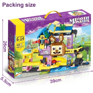 405 pièces marbre course parc d'attractions blocs de construction ensemble tige bricolage assemblage labyrinthe piste rouleau balle briques Construction bâtiment <span class=keywords><strong>jouet</strong></span> - Product Image 6