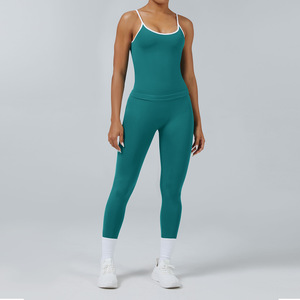 <span class=keywords><strong>Abbigliamento</strong></span> da Yoga <span class=keywords><strong>aderente</strong></span> <span class=keywords><strong>aderente</strong></span> sportivo con chiusura a colori a colori da donna <span class=keywords><strong>abbigliamento</strong></span> da Yoga sportivo da corsa ad asciugatura rapida - Product Image 4