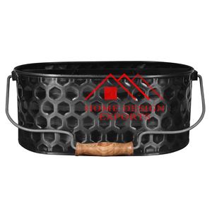 Caddy avec porte-couverts à quatre compartiments Caddy métallique conçu durable pour les fêtes serveur d'ustensiles de ferme meilleur vendeur - Product Image 2