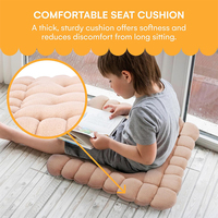 SUREWALHOME Coussin de méditation en forme de biscuit Coussin de siège de biscuit pour la décoration de la maison Coussin de siège confortable