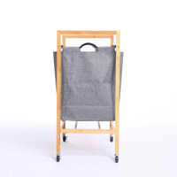 Panier à linge pliable en bambou écologique 2026 – Grand panier de rangement unique pour vêtements sales, idéal pour le salon et usage commercial