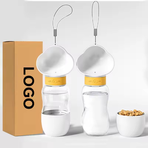 सुविधाजनक पर्यावरण के अनुकूल कुत्ते पानी की बोतल और भोजन कंटेनर लीक-प्रूफ पिल्ला पानी की बोतल और भोजन कंटेनर लीक-प्रूफ पिल्ला पानी - Product Image 2