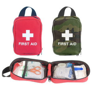 Kits de primeros auxilios para coche, caja de supervivencia, bolsa de primeros auxilios para emergencia, color rojo, fabricante - Product Image 1