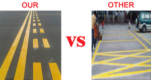 Reflective Thermoplastic <b>Road</b> Marking Paint Convex Vibration Marking Line White Yellow Red for <b>Road</b> Safety - Product Image 5