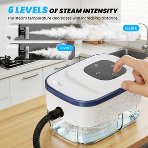 Brosse de nettoyage à <span class=keywords><strong>vapeur</strong></span> portative, <span class=keywords><strong>nettoyeur</strong></span> électrique multifonction pour la maison, la voiture, les sols, les tissus d'ameublement, la cuisine, kit de brosse à <span class=keywords><strong>vapeur</strong></span> rotative haute pression - Product Image 1
