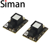 Módulo LiDAR Mini SDAM de Siman, Detección de 22 m, 250 Hz, 905 nm, Sensor de Medición de Distancia Láser Clase 1 con Precisión de 6 cm, DTOF UART/IIC