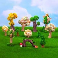 Petit arbre de simulation bonsaï Micro paysage 3D Miniature décoration bricolage accessoires de jardin