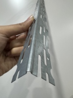 Profilé d'angle en tôle ondulée de qualité supérieure 22 mm galvanisé (profilé de finition) pour cloisons sèches, murs et plafonds, pour le marché britannique