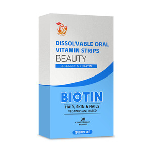 Tiras de Vitaminas Orales Disolubles OEM Ebhabces, Elasticidad e Hidratación de la Piel, Apoya la Salud de la Piel y las Uñas - Product Image 1