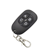 Télécommande universelle pour ouvre-porte de garage 299/315/433 MHz RF 4 boutons, apprentissage et duplication, pour divers types de portes de garage domestiques