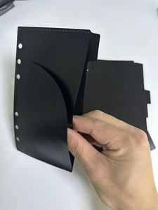 Tùy chỉnh A7 A6 PP tiền mặt phong bì 6 Tab 2 túi không dây kéo Tiền Phong bì lá lỏng lẻo 6 lỗ Ngân Sách Tiền Mặt phong bì chỉ số ngăn - Product Image 2