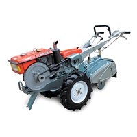 10hp 12hp 15hp 25hp traktor jalan kuat diesel kecil Sisang Mini berjalan di belakang traktor