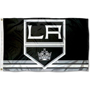 NHL Teams China Fábricas Venta al por mayor 3X5ft Bandera impresa de doble cara Bandera de los reyes de Los Ángeles al aire libre con 2 ojales - Product Image 2