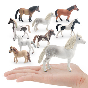 Meilleur vendeur PVC simulé modèle d'étalon animal sauvage jouets pintes arabes cheval gallois poneys islandais jouets décoratifs jouets animaux - Product Image 3