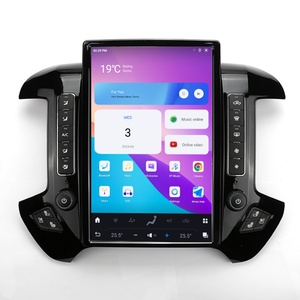 Radio para Auto NaviHua con Pantalla Tesla de 14.4 Pulgadas y Sistema Android para GMC Sierra Chevrolet Silverado 2014-2018, Unidad Principal con Carplay, GPS y Navegación - Product Image 1