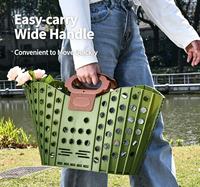 Panier pliable ajouré pour salle de bain, buanderie, pique-nique en extérieur, courses, articles ménagers – Offre spéciale
