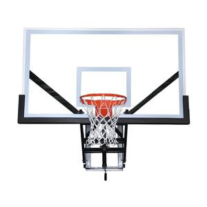 Panier de basket-ball mural réglable en hauteur, équipement sportif, verre trempé de 12 mm + jante à triple ressort - Product Image 2