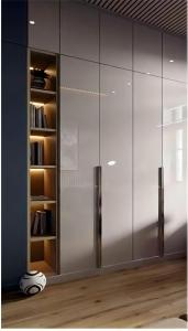 Kejia thiết kế mới nhất bàn trang điểm bằng gỗ với Gương tủ quần áo nội thất phòng ngủ cửa trượt phần cứng quần áo tủ quần áo - Product Image 4